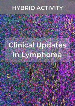 POSTPONED: Clinical Updates in Lymphoma 2022 Banner